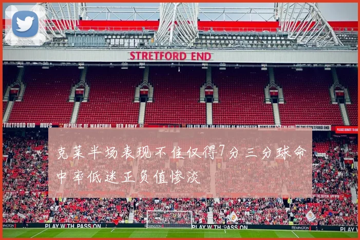 克莱半场表现不佳仅得7分三分球命中率低迷正负值惨淡